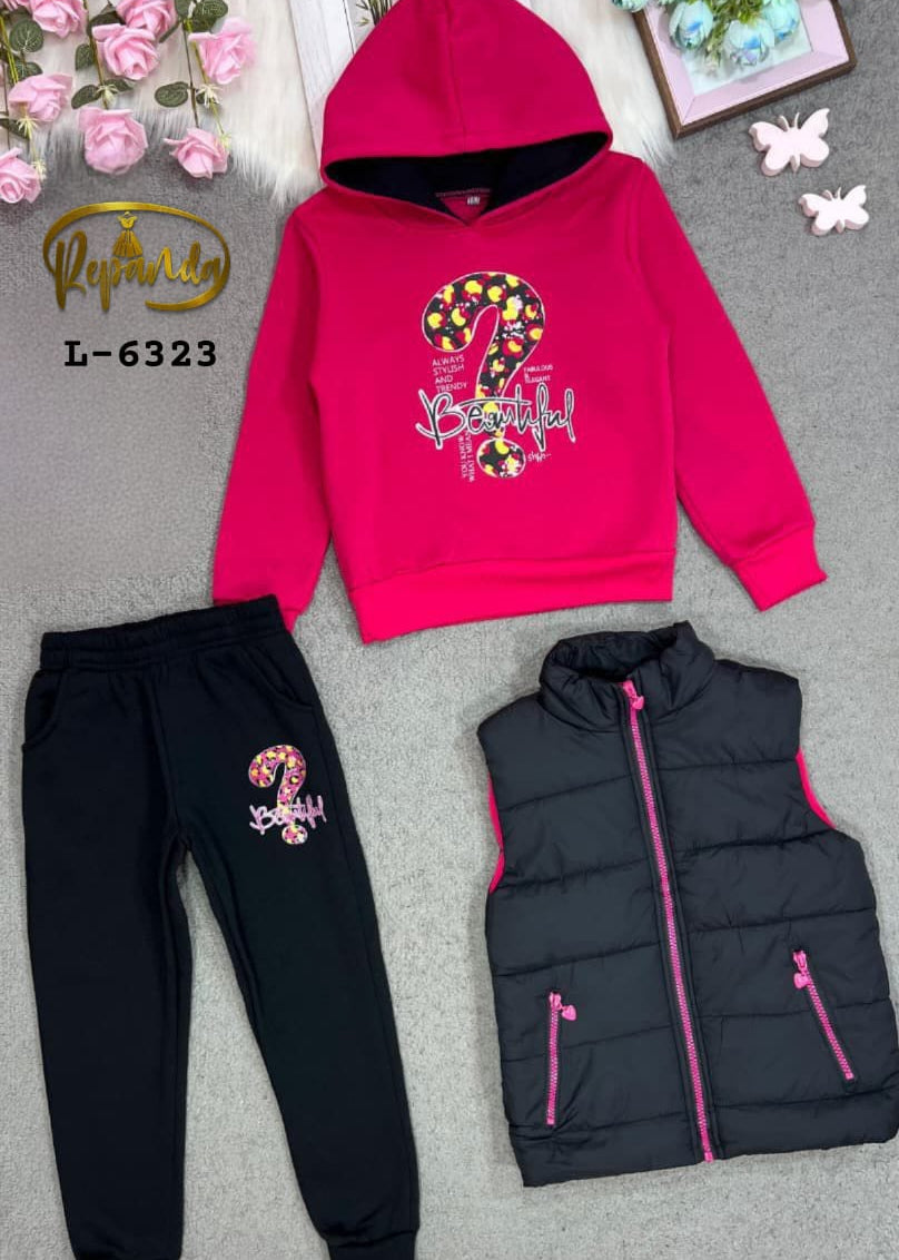 جيلي مكون من ثلاث قطع