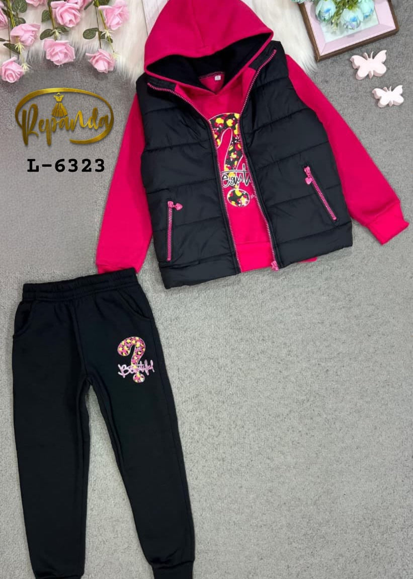 جيلي مكون من ثلاث قطع