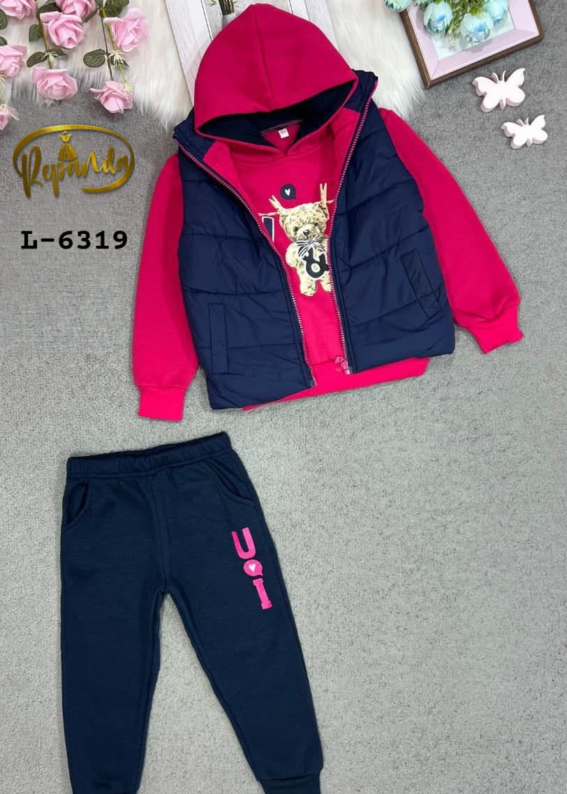 جيلي مكون من ثلاث قطع